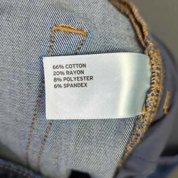 Duluth Trading Co. Jeans Women's 6 Regular Blue Jean-Netics Pull-On Skinny Denim - Picture 10 of 12